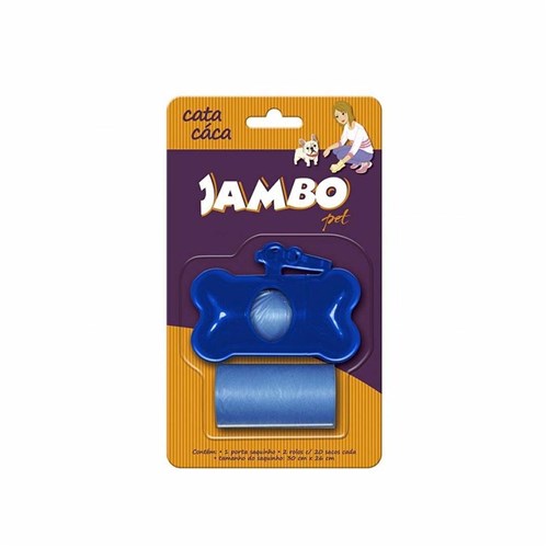 Kit Porta Cata Cáca + 2 Rolos Jambo Basic (Azul)
