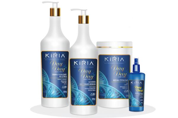 Kit Pós Química Hidratação Nutrição Day By Day Kiria Hair 4 Produtos