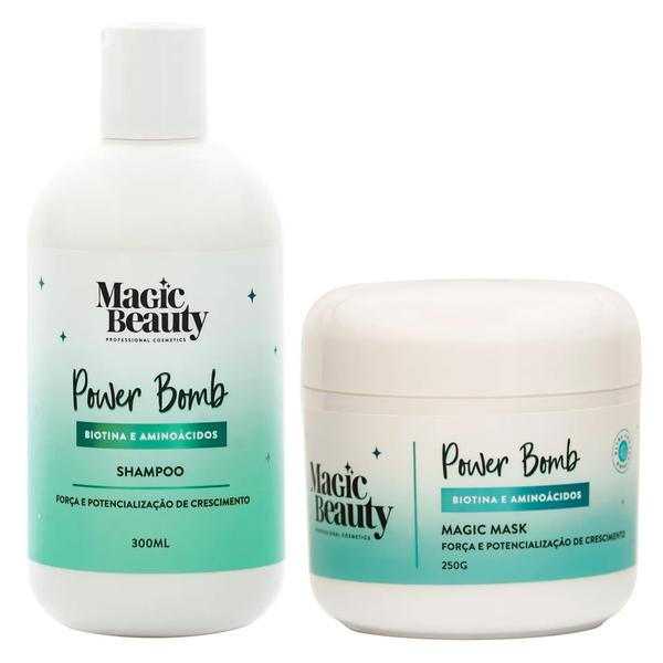 Kit Power Bomb Magic Beauty - Shampoo + Máscara