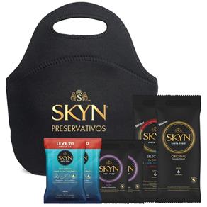 Kit Preservativo Skyn + Frasqueira