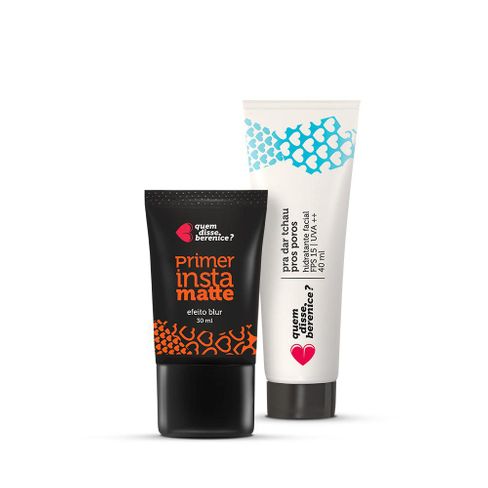 Kit Primer Instamatte + Hidratante Facial Tchau Poros