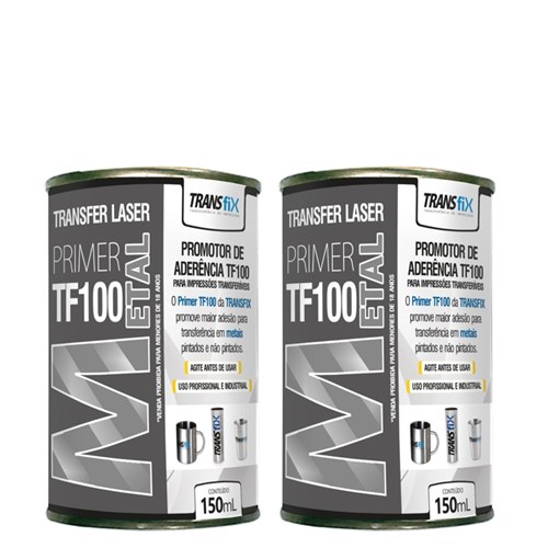 Kit 2 Primers Tf 100 Metal Transfix 150ml
