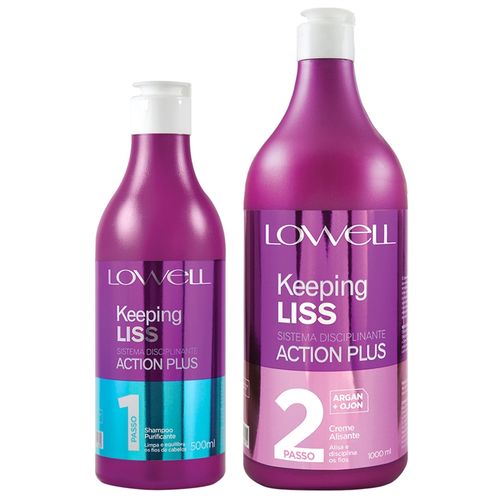 Kit Prof Keeping Liss Shampoo+creme Alisante Lowell