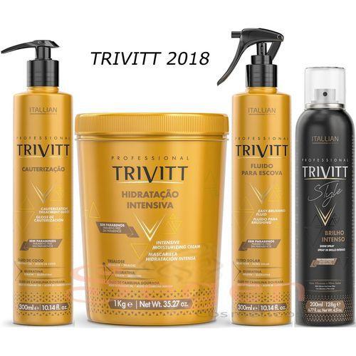 Kit Profissional Nova Trivitt 04 Produtos Itallian Hairtech