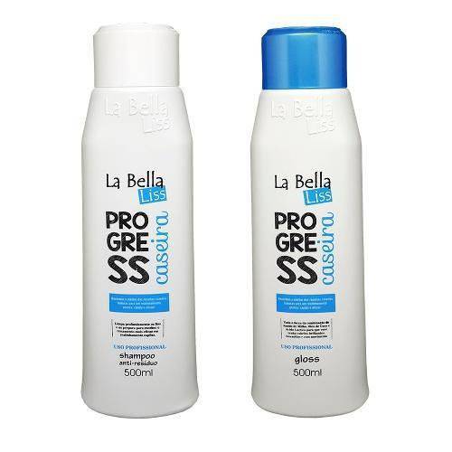 Kit Progressiva Caseira La Bella Liss 2x500ml