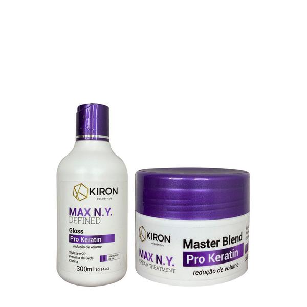Kit Progressiva Defined 300ml + Botox Pro Keratin 300g Kiron Cosméticos Max N.Y.
