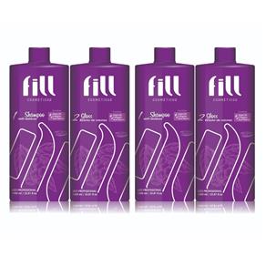 Kit Progressiva 2 Shampoo e 2 Gloss Redutor - Sem Formol