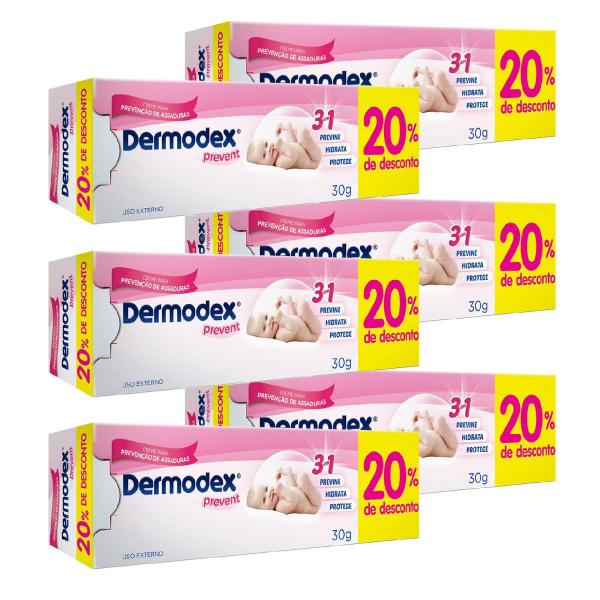 Kit Promoção Dermodex Prevent 30g - 20 OFF - 6 Unid.