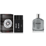 Kit Promoção em Casa Cheiroso(a) Perfume Solid Black 100 ml + 100 ml