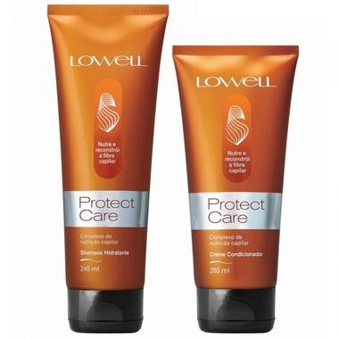 Kit Protect Care Lowell Shampoo 240ml e Condicionador 200ml