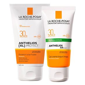Kit Protetor Sola La Roche-Posay Anthelios FPS 30 XL 120ml + Facial Airlicium 50g