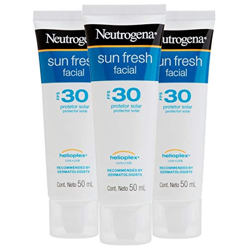 Kit Protetor Solar Facial Neutrogena Sun Fresh FPS 30 50g C/3 Uni.