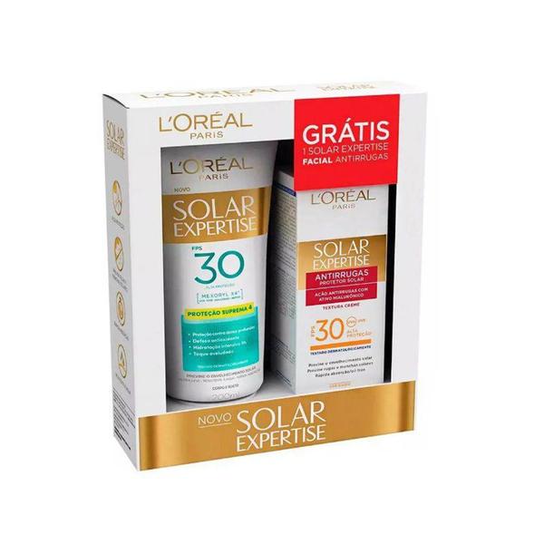 Kit Protetor Solar LOréal FPS30 - 200ml + Protetor Facial Antirrugas FPS30 *grátis - L'Oreal Paris - L'Oréal