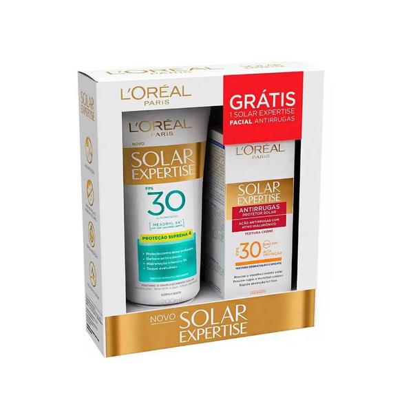 Kit Protetor Solar LOréal FPS30 - 200ml + Protetor Facial Antirrugas FPS30 *grátis - L'oreal Paris
