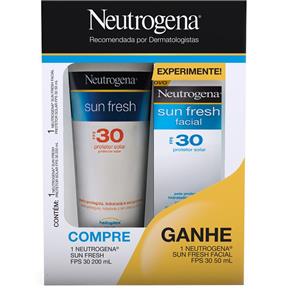 Kit Protetor Solar Neutrogena Sunfresh FPS 30 + Facial FPS 30