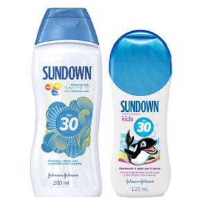 Kit Sundown Protetor Solar Fps30 200Ml + Kids Johnson Saúde
