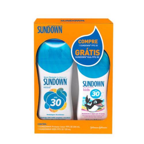 Kit Protetor Solar Sundown Fps30 + Sundown Kids Fps30 120ml