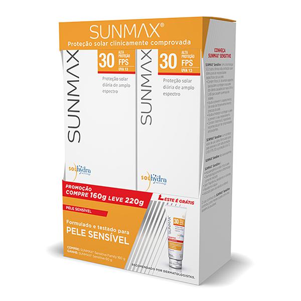 Kit Protetor Solar Sunmax Sensitive Stiefel 160ml + 60ml - Glaxosmithkline