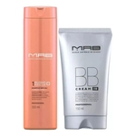 Kit Reconstrutor MAB Shampoo Hidratante E Leave In Bb Cream