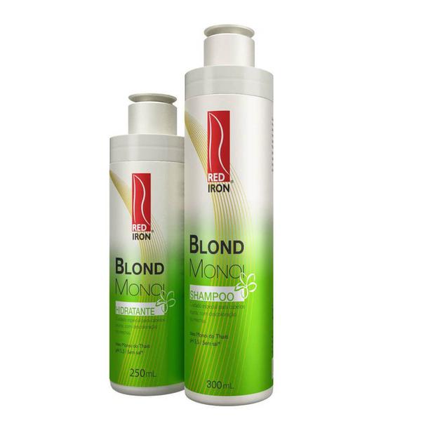 Kit Red Iron Blond Monoi Kit Shampoo Monoi 300ml + Hidratante Monoi 250ml