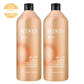 Kit Redken All Soft Grande (Shampoo e Condicionador) Conjunto