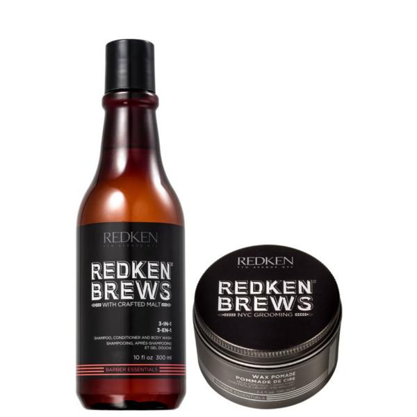 Kit Redken Brews Wax (2 Produtos)