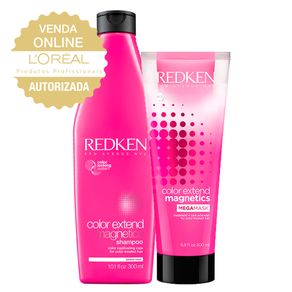 Kit Redken Color Extend Magnetics Proteção da Cor (Shampoo e Máscara) Conjunto