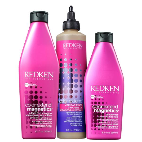 Kit Redken Color Extend Magnetics Vinegar (3 Produtos)