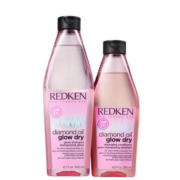 Kit Redken Diamond Oil Glow Dry Duo (2 Produtos)
