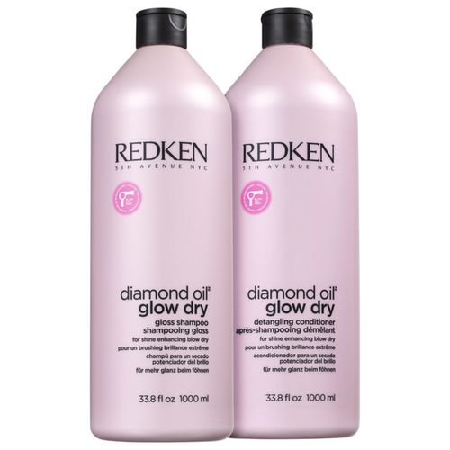 Kit Redken Diamond Oil Glow Dry Salon Duo (2 Produtos)