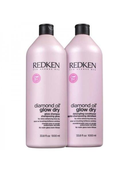 KIT REDKEN Diamond Oil Glow Dry Salon Duo (2 Produtos)