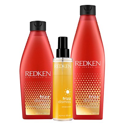 Kit Redken Frizz Dismiss Shampoo+ Condicionador + Spray Anti-Static Oil Mist