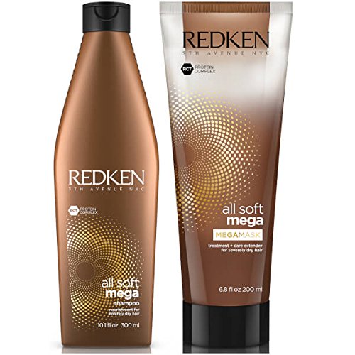 Kit Redken Shampoo All Soft Mega 300ml+Mascara 200ml
