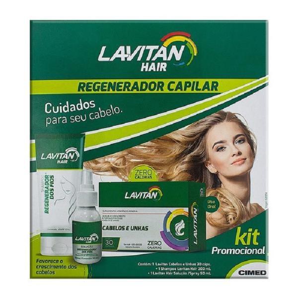 Kit Regenerador Capilar Lavitan Hair Original ( 2 Kits ) - Cimed