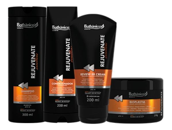 Kit Rejuvenate Excellens Bothanico Hair Shampoo + Condicionador + BbCream + Máscara 04 Produtos
