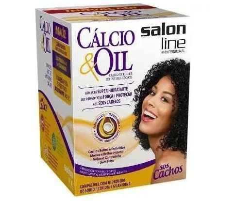 Kit Relaxamento Salon Line Sos Cachos Calcio Oil