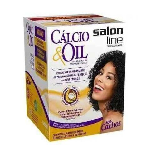 Kit Relaxamento Salon Line Sos Cachos Calcio & Oil