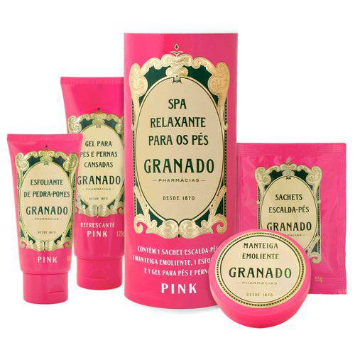 Kit Relaxante para os Pés Granado Pink