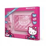 Kit Relógio Mais Carteira Da Hello Kitty Multikids