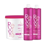 Kit Revive Profissional Shampoo 1l + Cond 1l + Máscara 2,5kg Absoluty Color