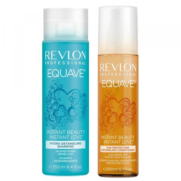 Kit Revlon Equave Detangling Shampoo - 250ml + Condicionador Sun Protection - 200ml - Revlon Professional