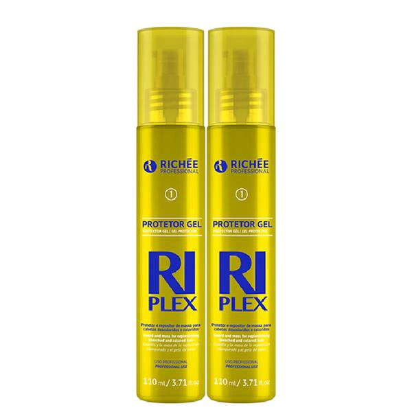 Kit Richée Riplex 2 Protetor Gel Descoloração Saudável 110ml - Richée Professional