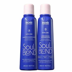 Kit Richée Soul Blond Duo Shampoo + Condicionador Desamarelador