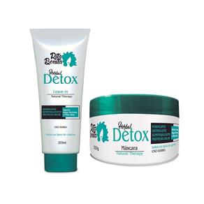 Kit Rita Bonita Herbal Detox Duo Hidratação Home Care (2 Produtos)