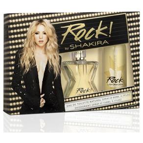 Kit Rock By Shakira Eau de Toilette Feminino 80 Ml + Desodorante Spay 150 Ml Kit