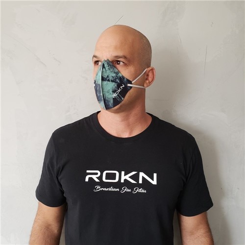 Kit Rokn 3 Máscaras de Proteção Laváveis Preto e Azul