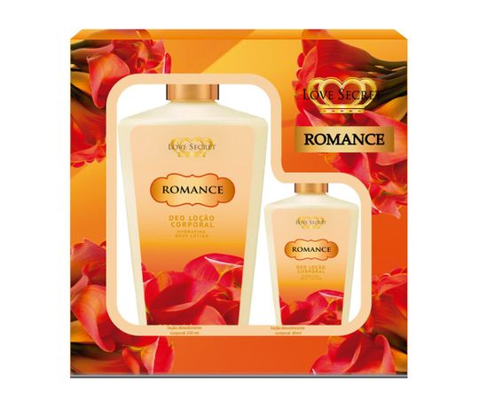 Kit Romance Locao Corporal de Love Secret Kit (250ml + 60ml)