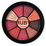 Kit Ruby Rose de 9 sombras, 1 primer HB 9986/8 RUBY - 0, 71g