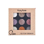 Kit Ruby Rose de Glitter Cremoso Shine - HB 8407G