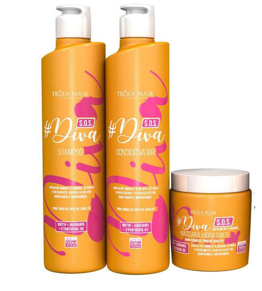 Kit S.O.S Diva 500.ml - Tróia Hair
